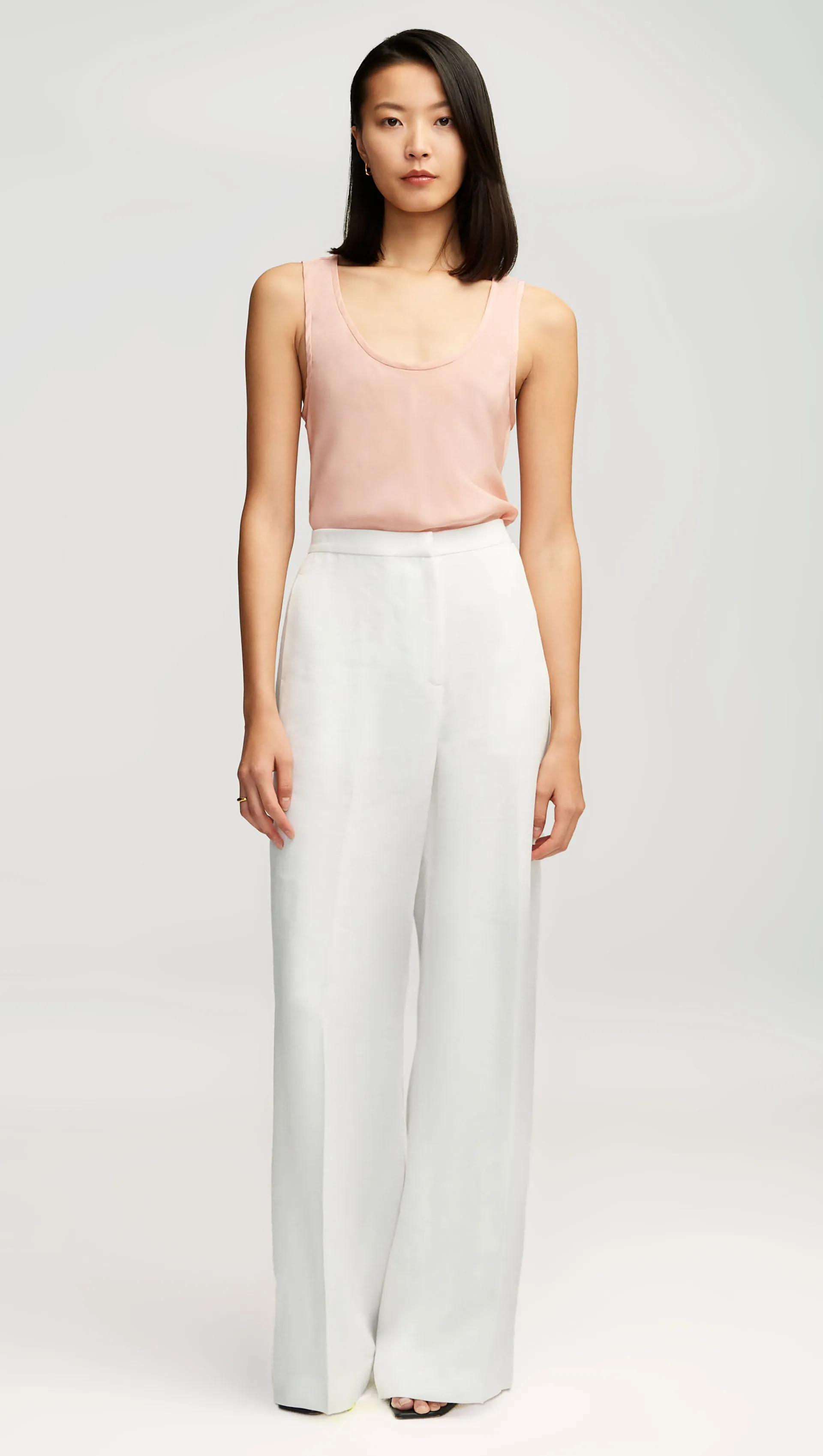 Tank in Matte-side Silk Charmeuse | Dusty Pink sold by Argent product image thumbnail 3