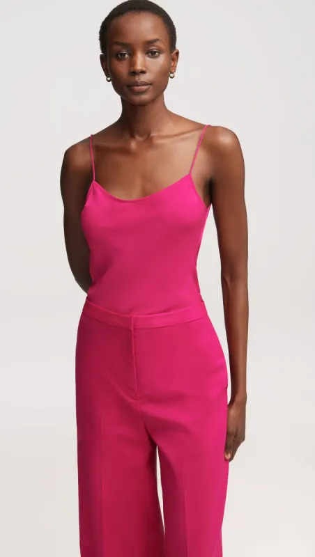 Camisole in Double Georgette | Fuchsia sold by Argent