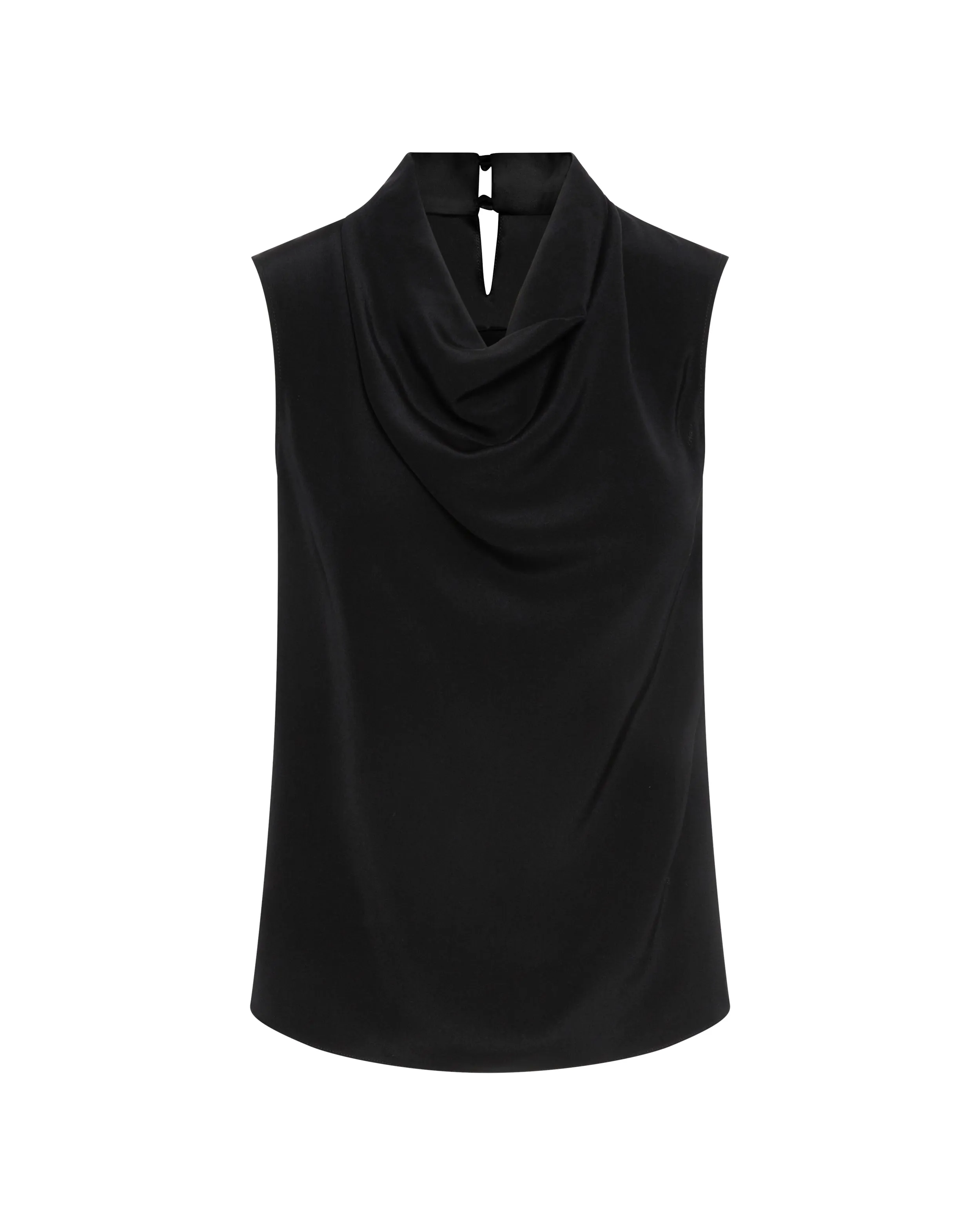 Cowl Top in Silk Crepe | Black sold by Argent product image thumbnail 5
