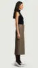 Tailored Skirt in Wool | Brown Houndstooth sold by Argent