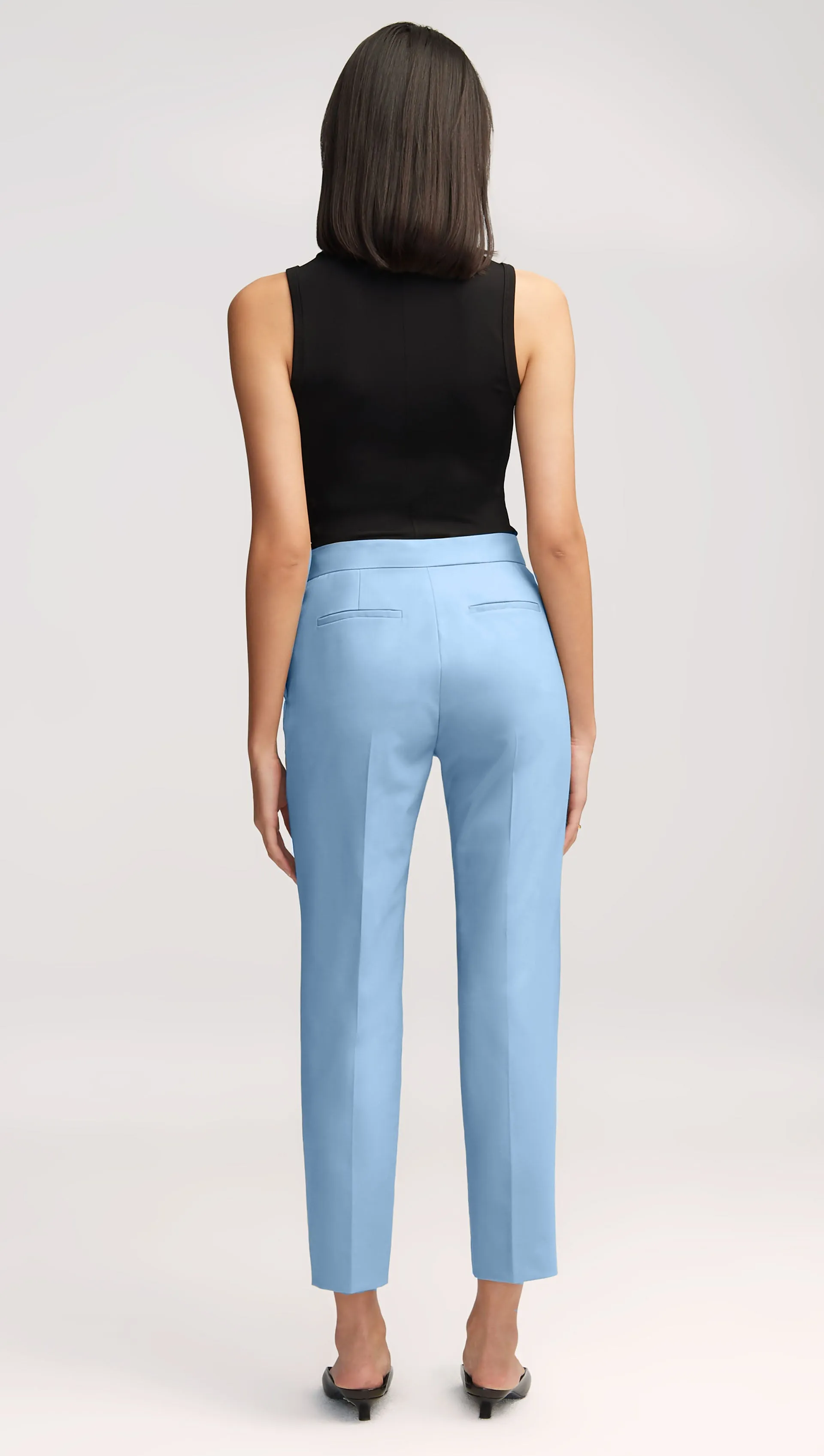 Tailored Trouser in Seasonless Wool | Sky sold by Argent product image thumbnail 3