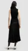 Sleeveless Turtleneck in Stretch Wool | Black sold by Argent