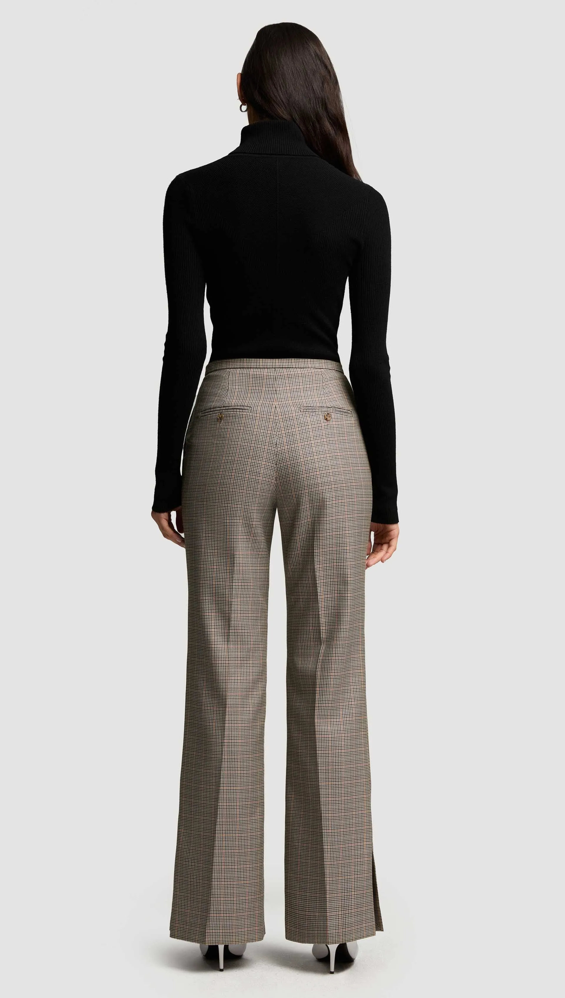 Prince Trouser in Wool Blend | Plaid Houndstooth sold by Argent product image thumbnail 4