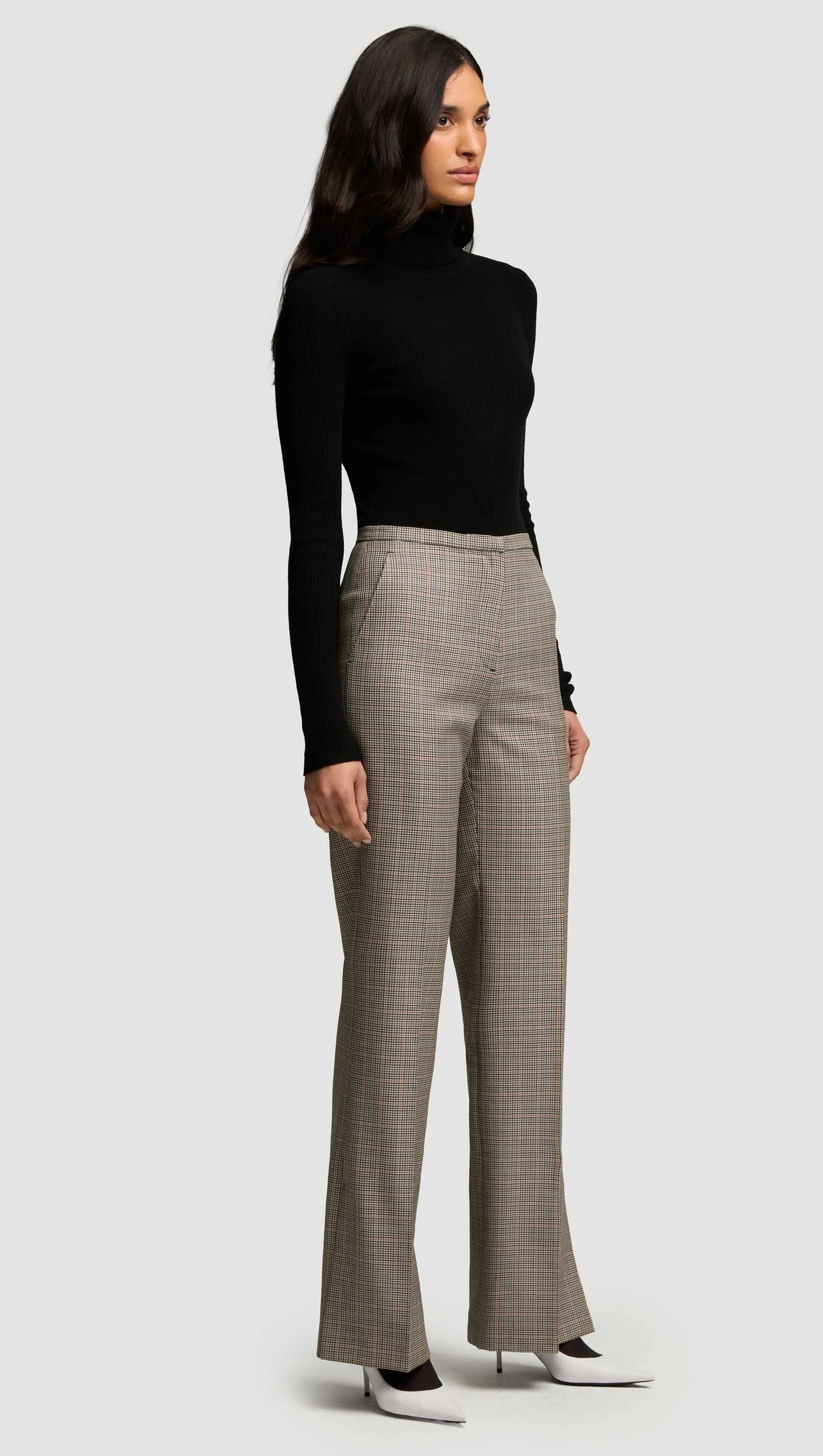Prince Trouser in Wool Blend | Plaid Houndstooth sold by Argent product image thumbnail 2
