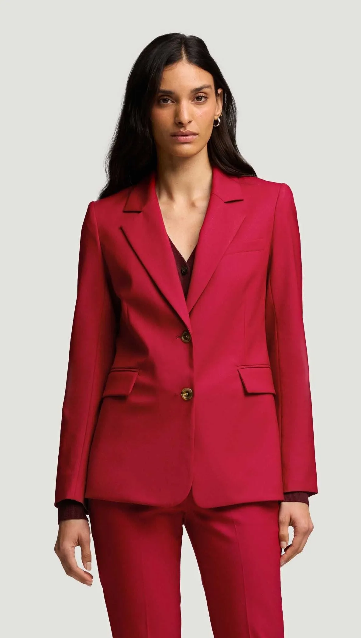 Two-Button Blazer in Seasonless Wool | Carmine sold by Argent