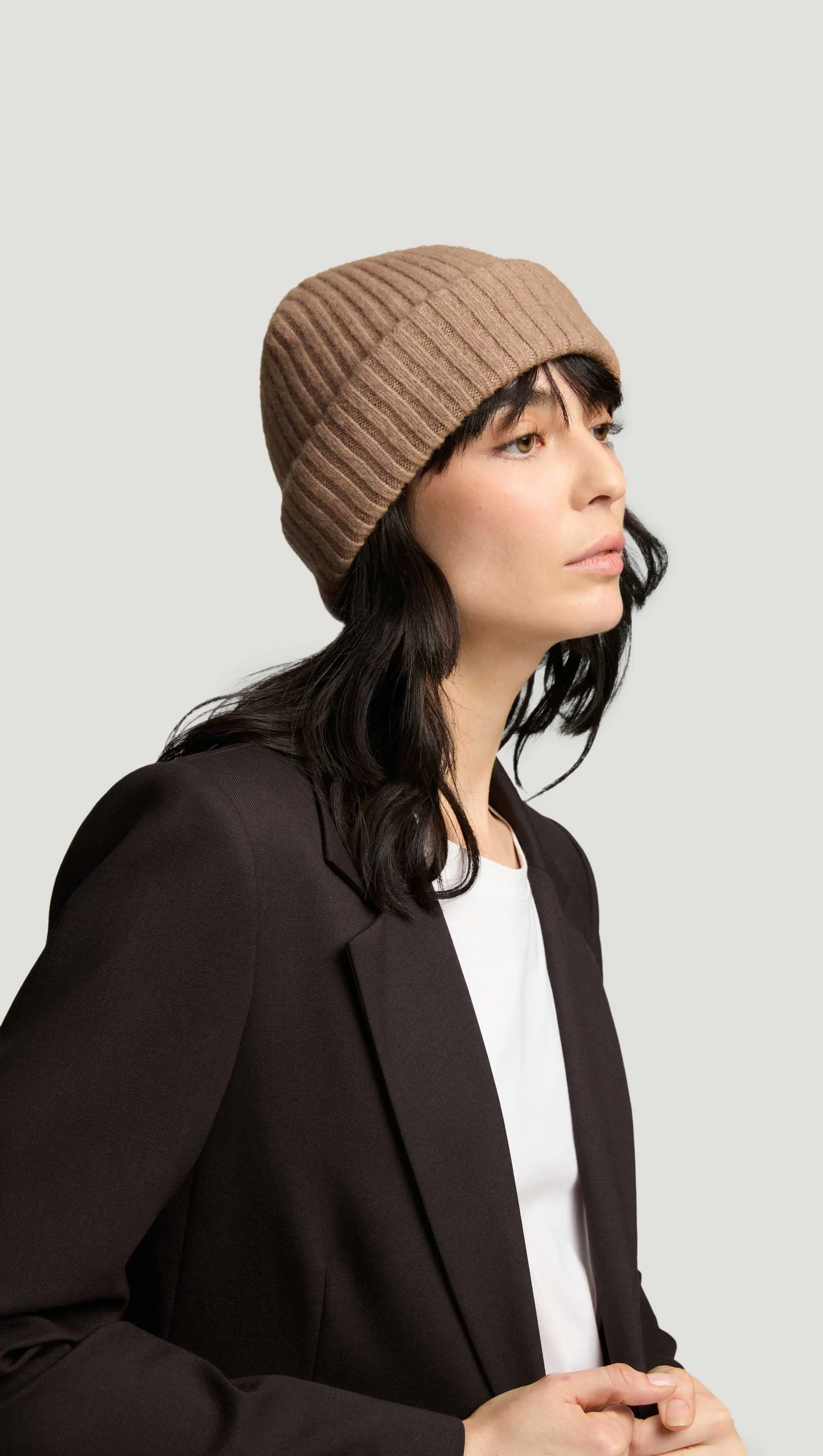 Beanie in Luxe Yarn | Camel sold by Argent product image thumbnail 3