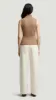 Sleeveless Turtleneck in Stretch Wool | Camel sold by Argent