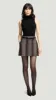 Mini Tailored Skirt in Viscose Blend | Coffee/Beige Plaid sold by Argent