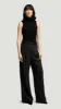 Single Pleat Trouser in Wool Blend | Grey Pinstripe sold by Argent