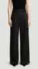 Single Pleat Trouser in Wool Blend | Grey Pinstripe sold by Argent
