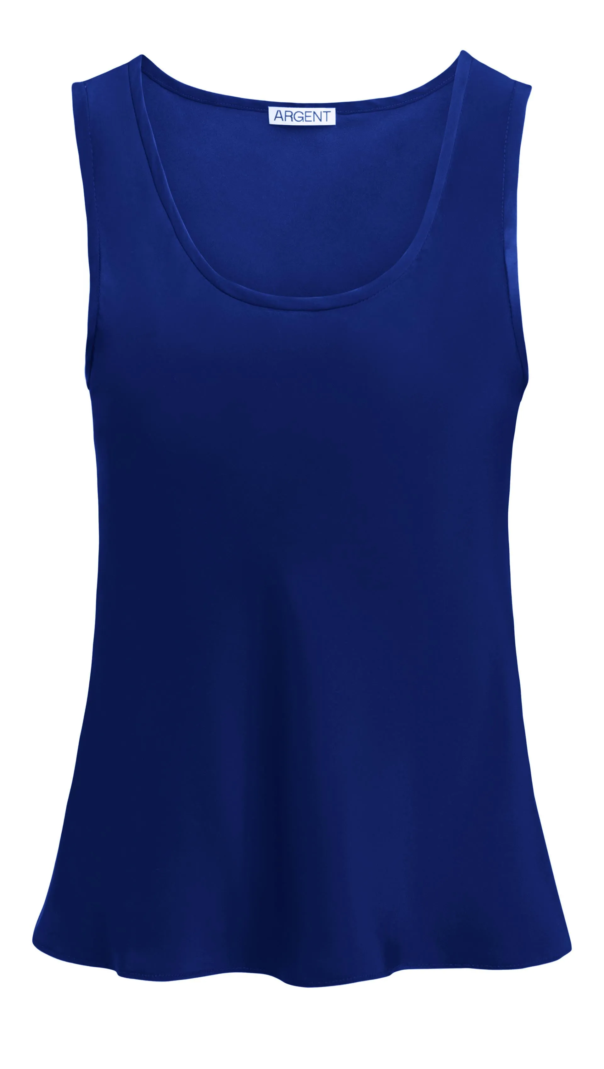 Tank in Silk Charmeuse | Lapis sold by Argent product image thumbnail 5