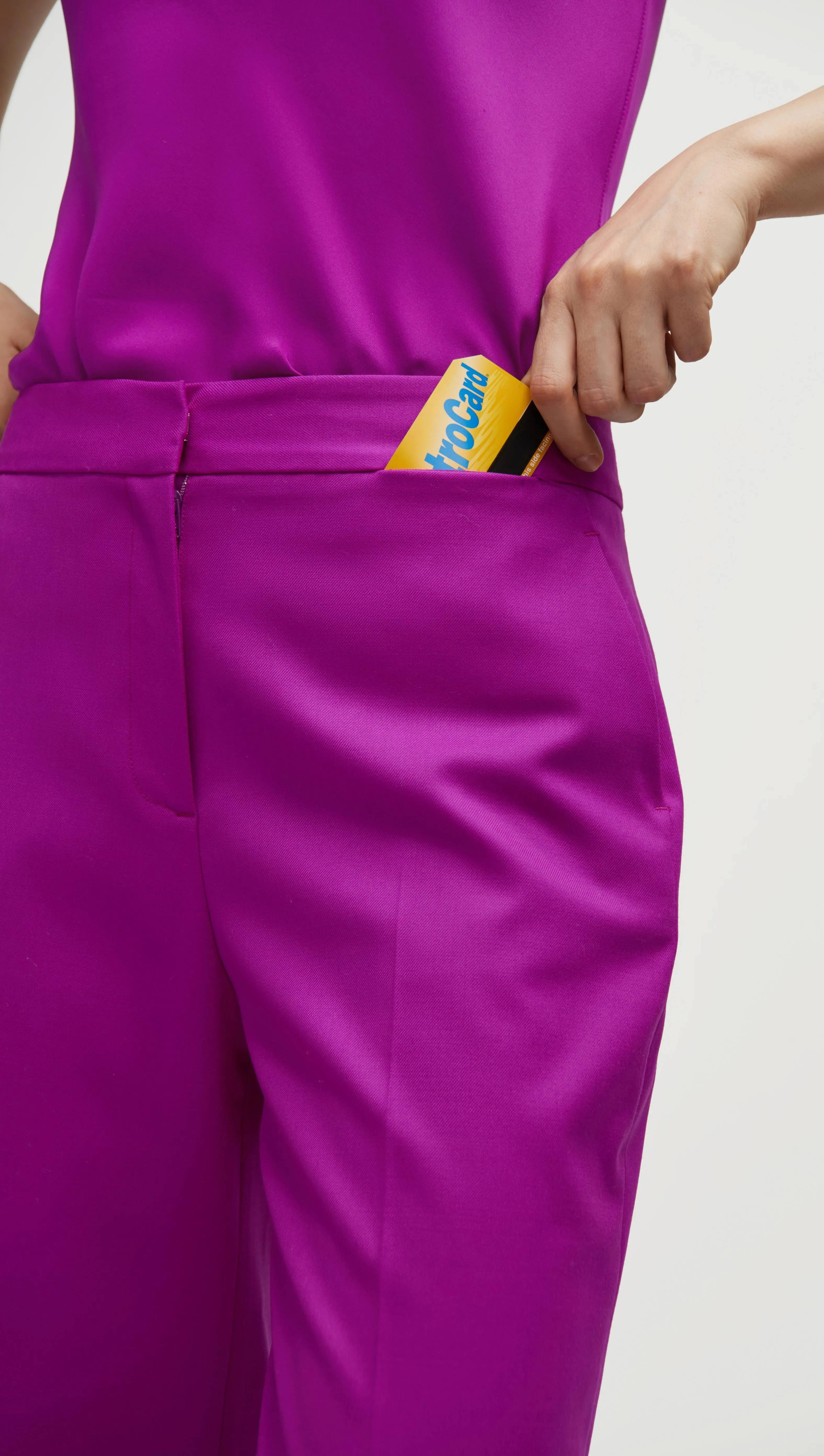 Wide Leg Trouser in Seasonless Wool | Orchid sold by Argent product image thumbnail 4