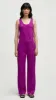 Wide Leg Trouser in Seasonless Wool | Orchid sold by Argent