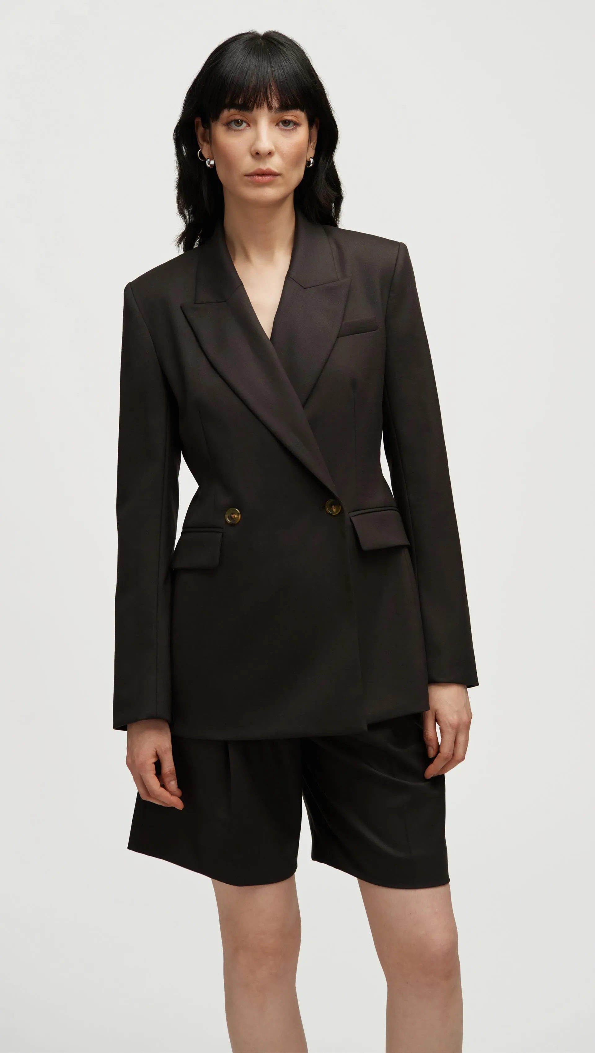 Cooper Blazer in Seasonless Wool | Smoke sold by Argent