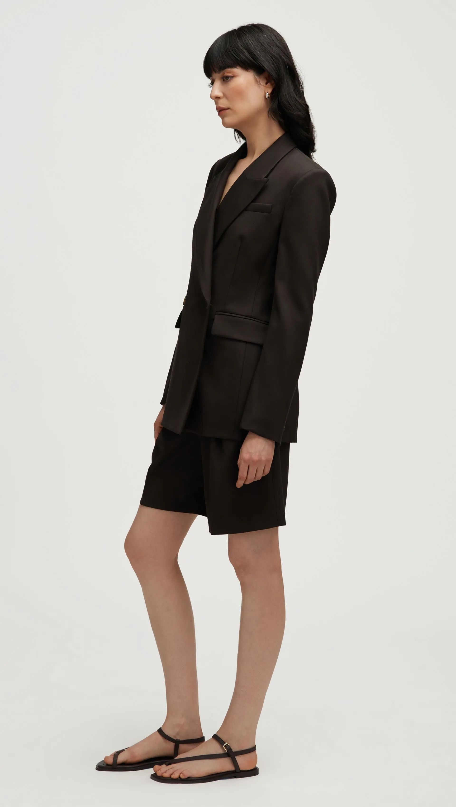 Cooper Blazer in Seasonless Wool | Smoke sold by Argent product image thumbnail 4