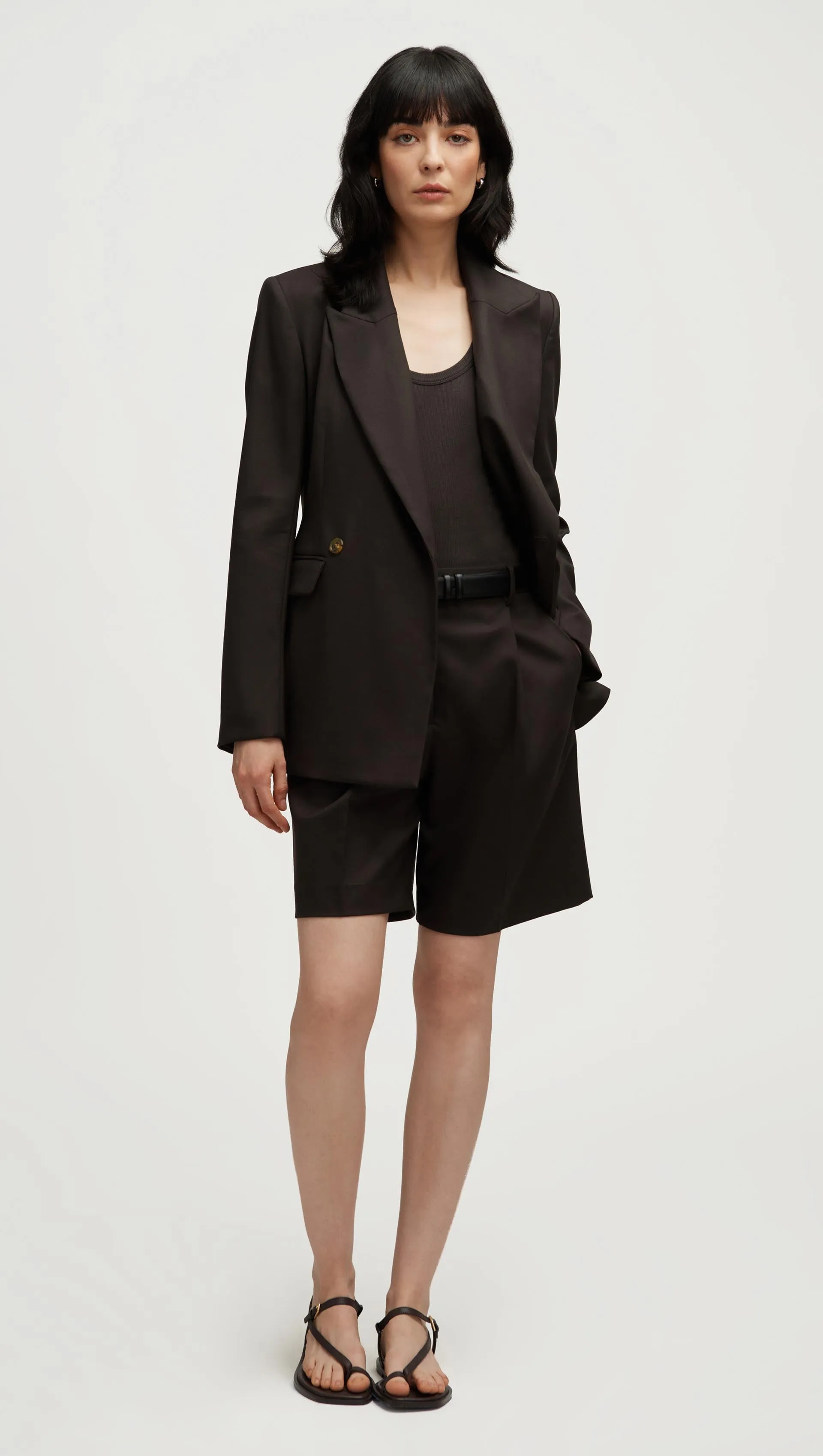 Cooper Blazer in Seasonless Wool | Smoke sold by Argent product image thumbnail 2