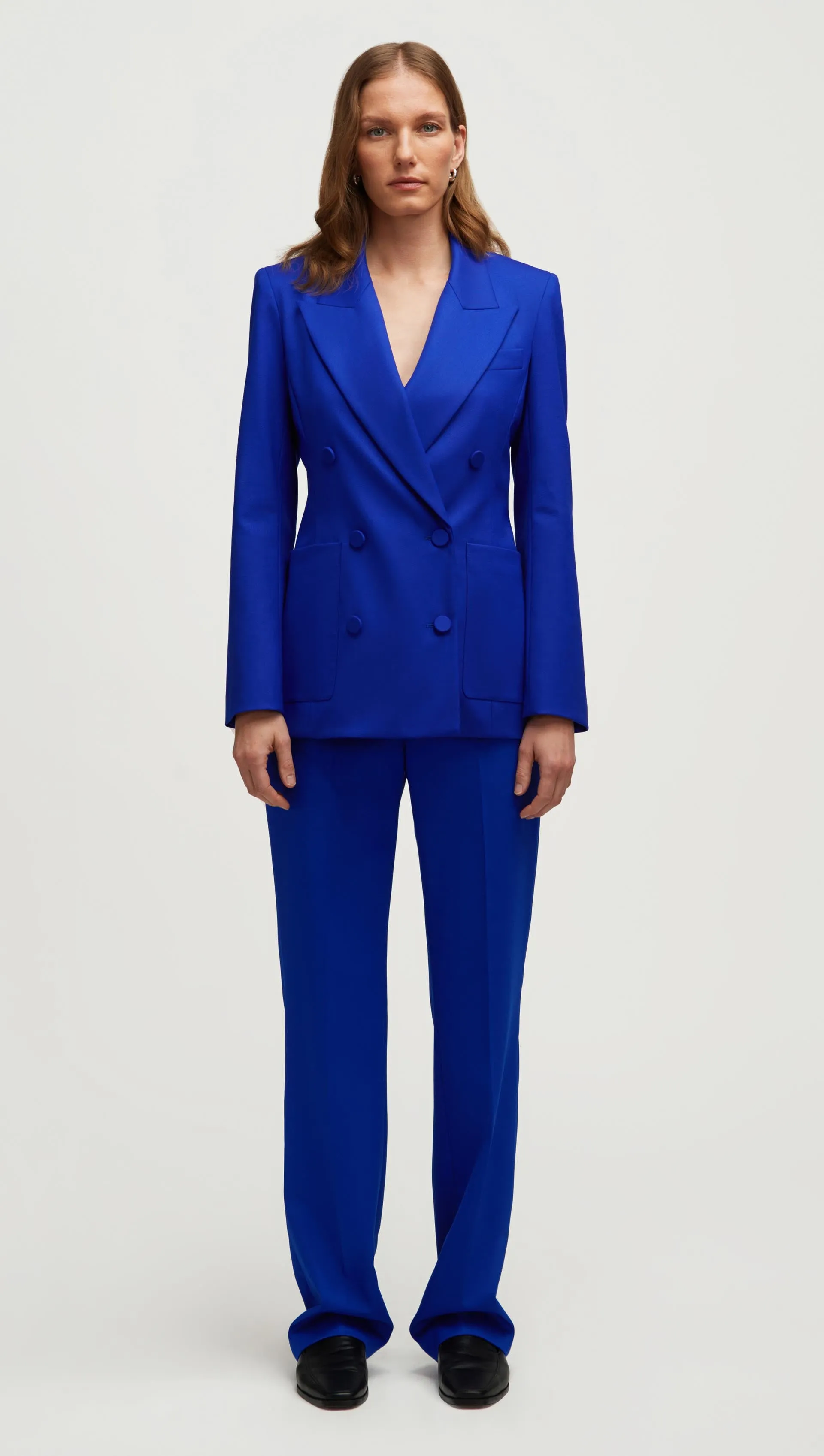 Chelsea Blazer in Seasonless Wool | Lapis sold by Argent product image thumbnail 4