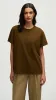 Oversized Pocket Tee in Cotton Jersey | Mushroom sold by Argent