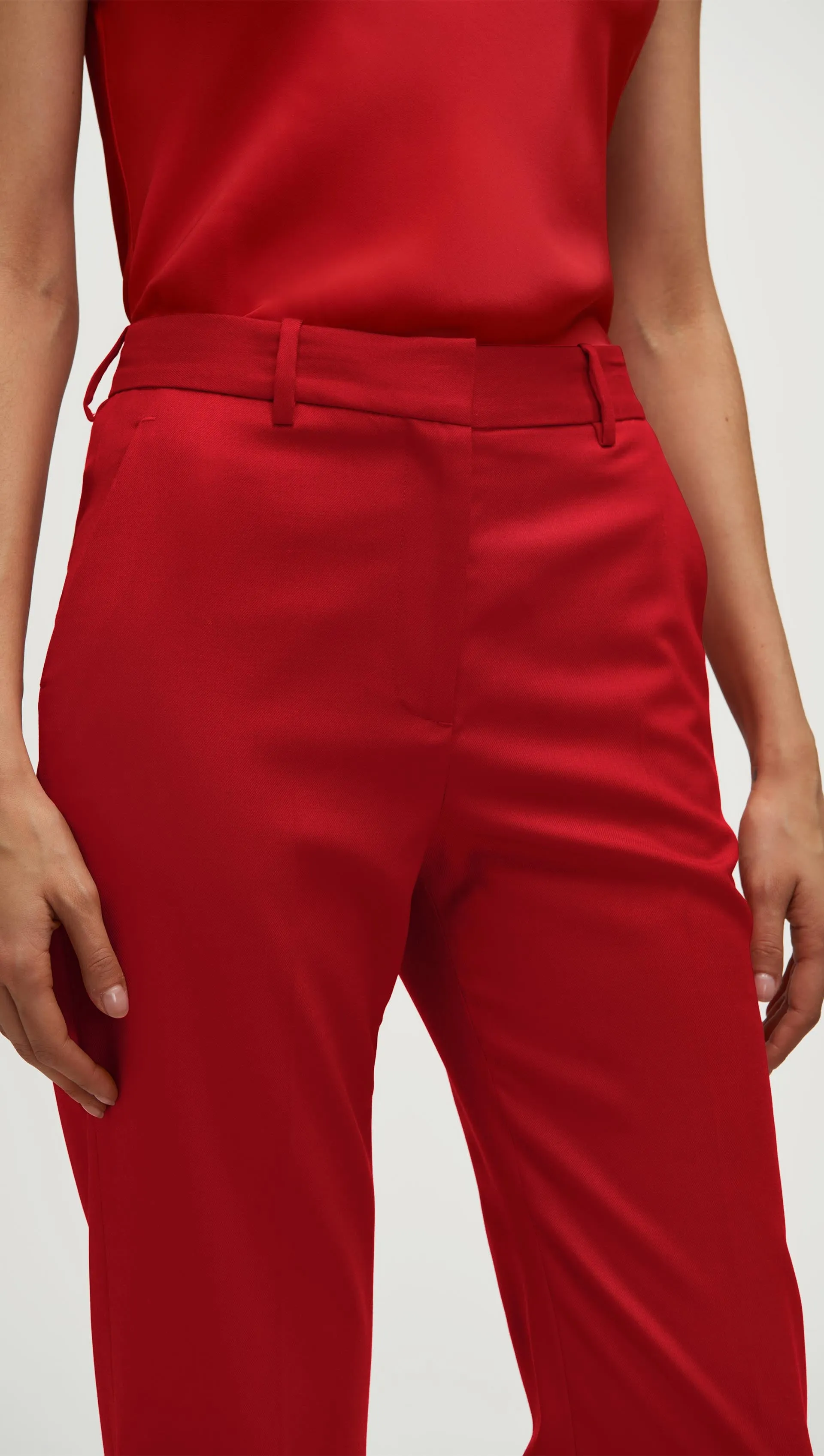 Straight Leg Trouser in Seasonless Wool | Tomato sold by Argent product image thumbnail 5