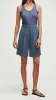 Pleated Shorts in Viscose Linen Twill | Powder Blue sold by Argent