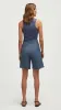 Pleated Shorts in Viscose Linen Twill | Powder Blue sold by Argent