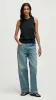 High-Neck Tank in Linen | Black sold by Argent
