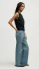 High-Neck Tank in Linen | Black sold by Argent