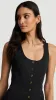 Marcy Dress in Cotton Sateen | Black sold by Argent