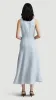 Marcy Dress in Linen Twill | Glacier sold by Argent