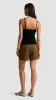 Ribbed Cami in Viscose Polyester | Black sold by Argent