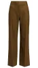 Wide Leg Trouser in Seasonless Wool | Mushroom sold by Argent