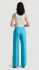 Wide Leg Trouser in Seasonless Wool | Aqua sold by Argent