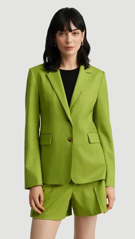 Copain Blazer in Seasonless Wool | Grass sold by Argent