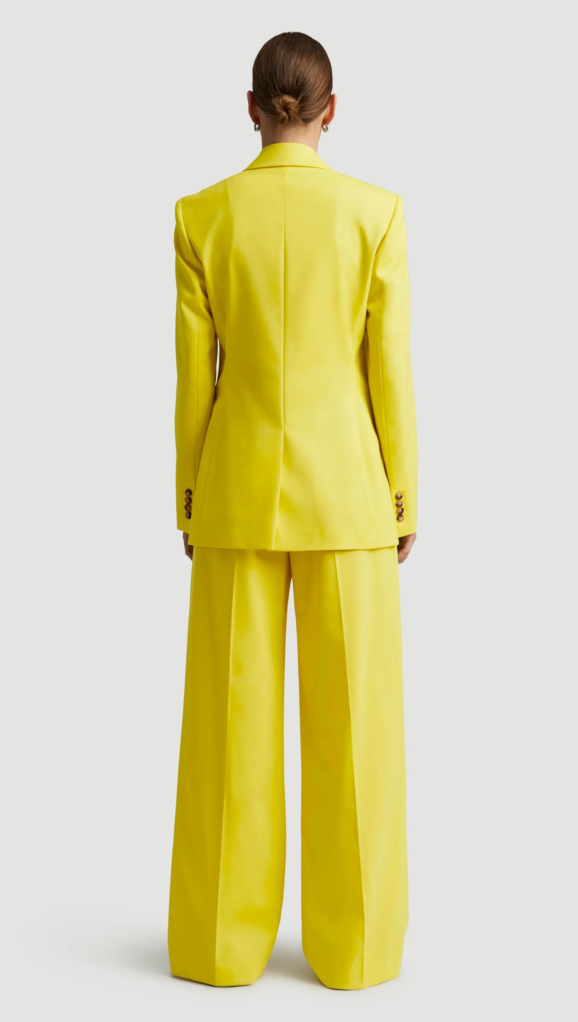 Double-Breasted Blazer in Seasonless Wool | Lemon sold by Argent product image thumbnail 5