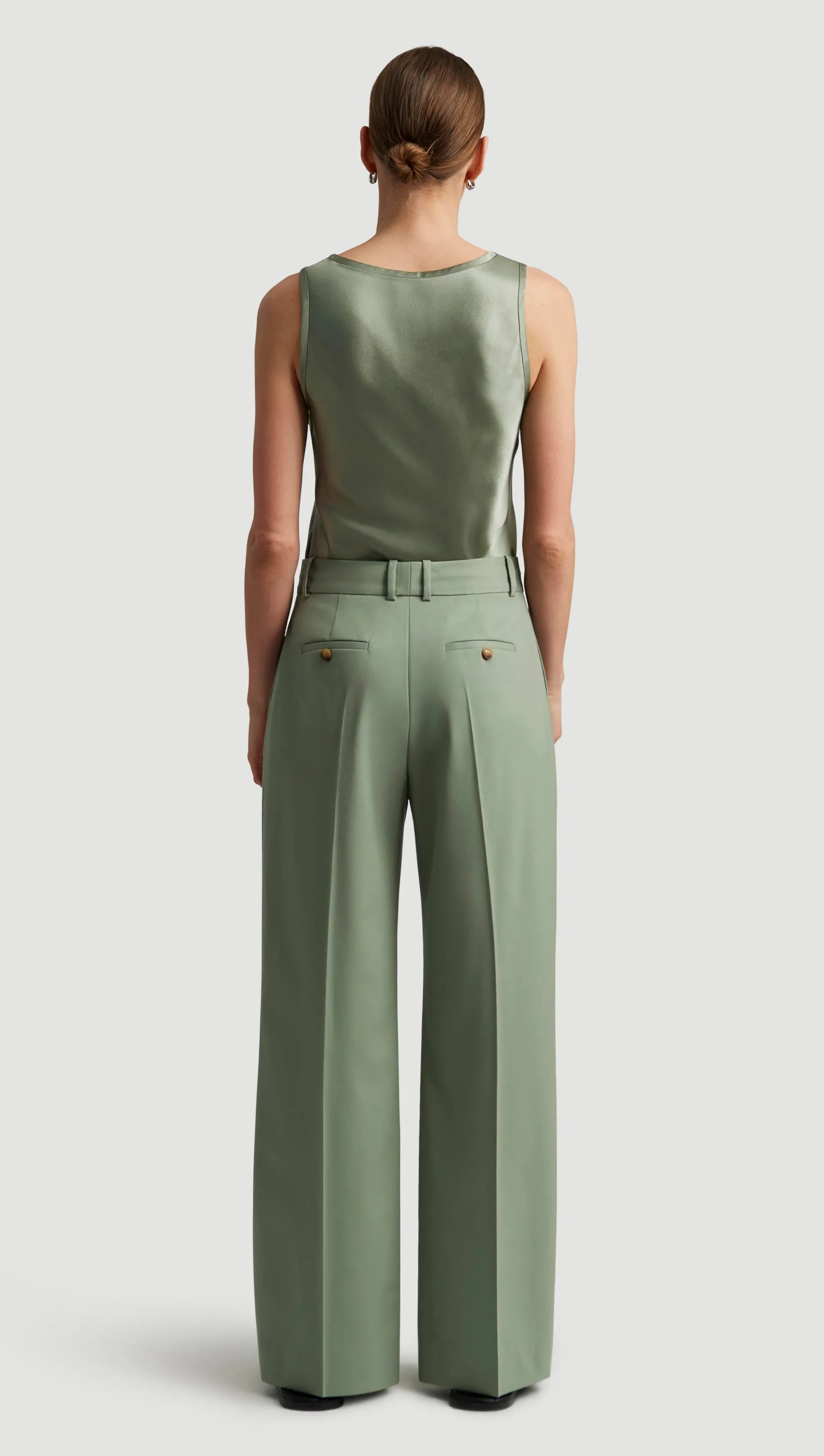 Soho Trouser in Seasonless Wool | Pistachio sold by Argent product image thumbnail 4