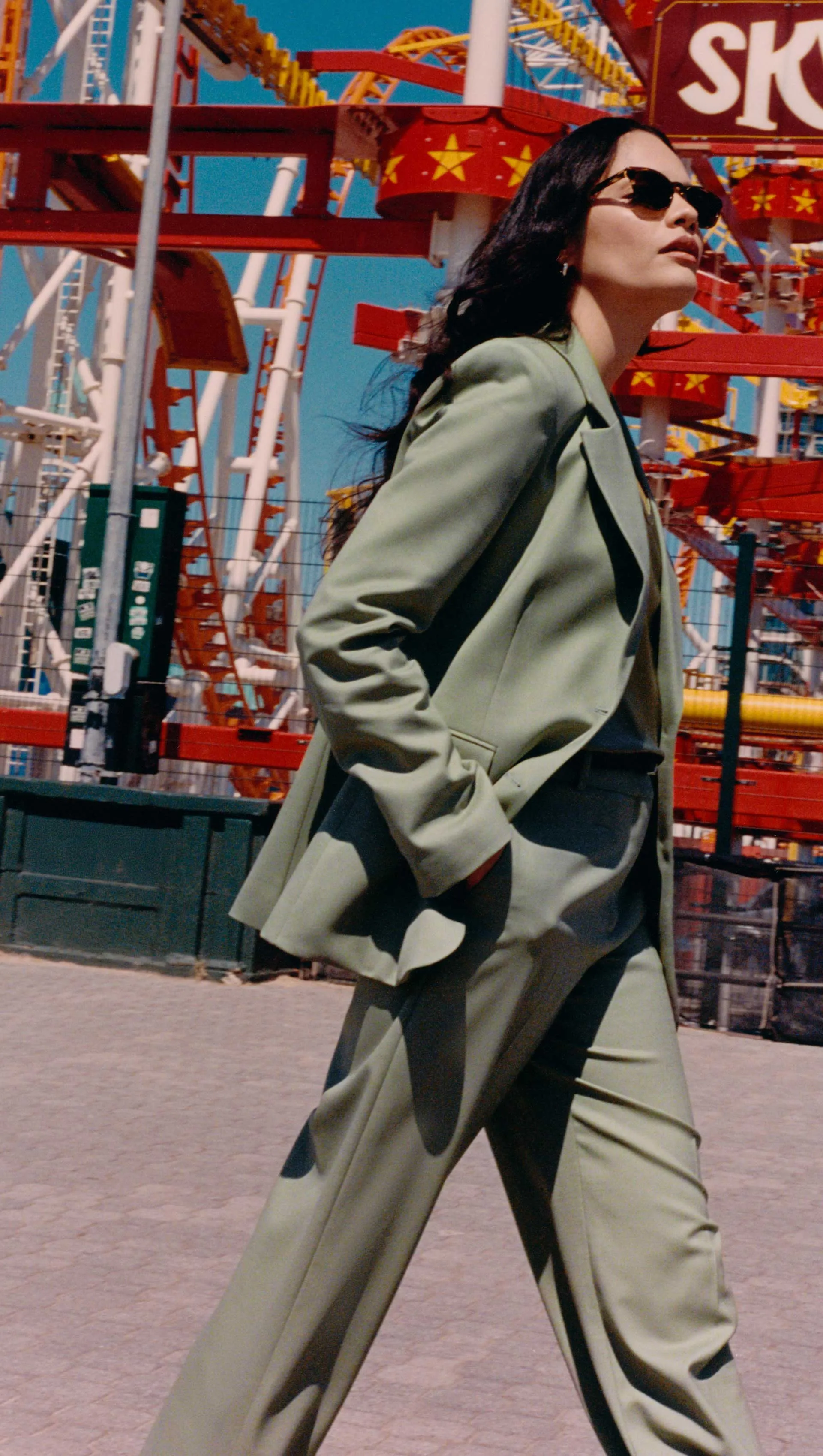 Soho Trouser in Seasonless Wool | Pistachio sold by Argent product image thumbnail 5