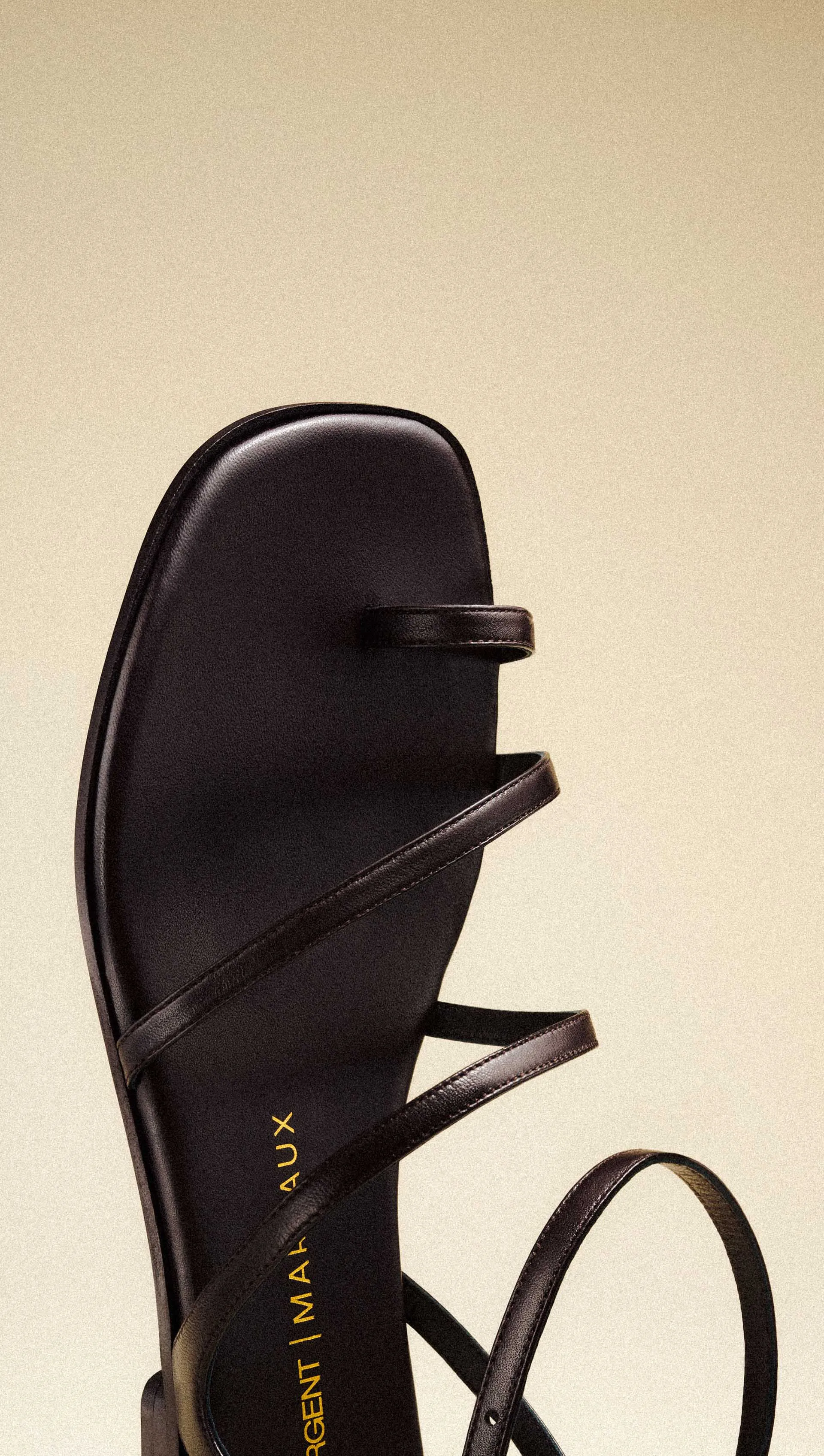 The Positano Sandal in Espresso Nappa sold by Argent product image thumbnail 3