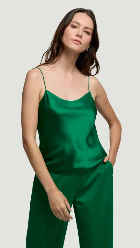 Camisole in Silk Charmeuse | Jade sold by Argent