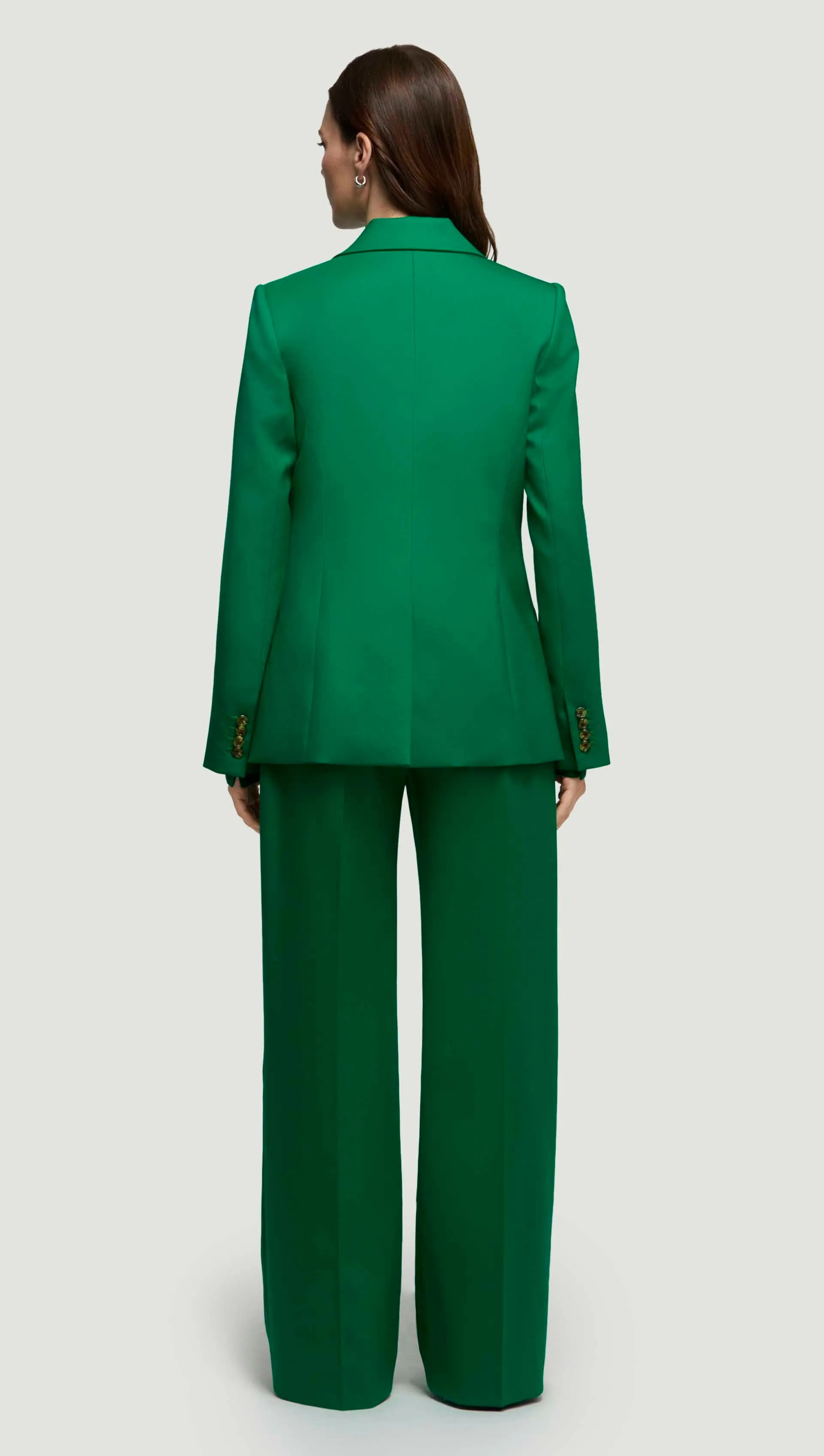 Two-Button Blazer in Seasonless Wool | Jade sold by Argent product image thumbnail 4