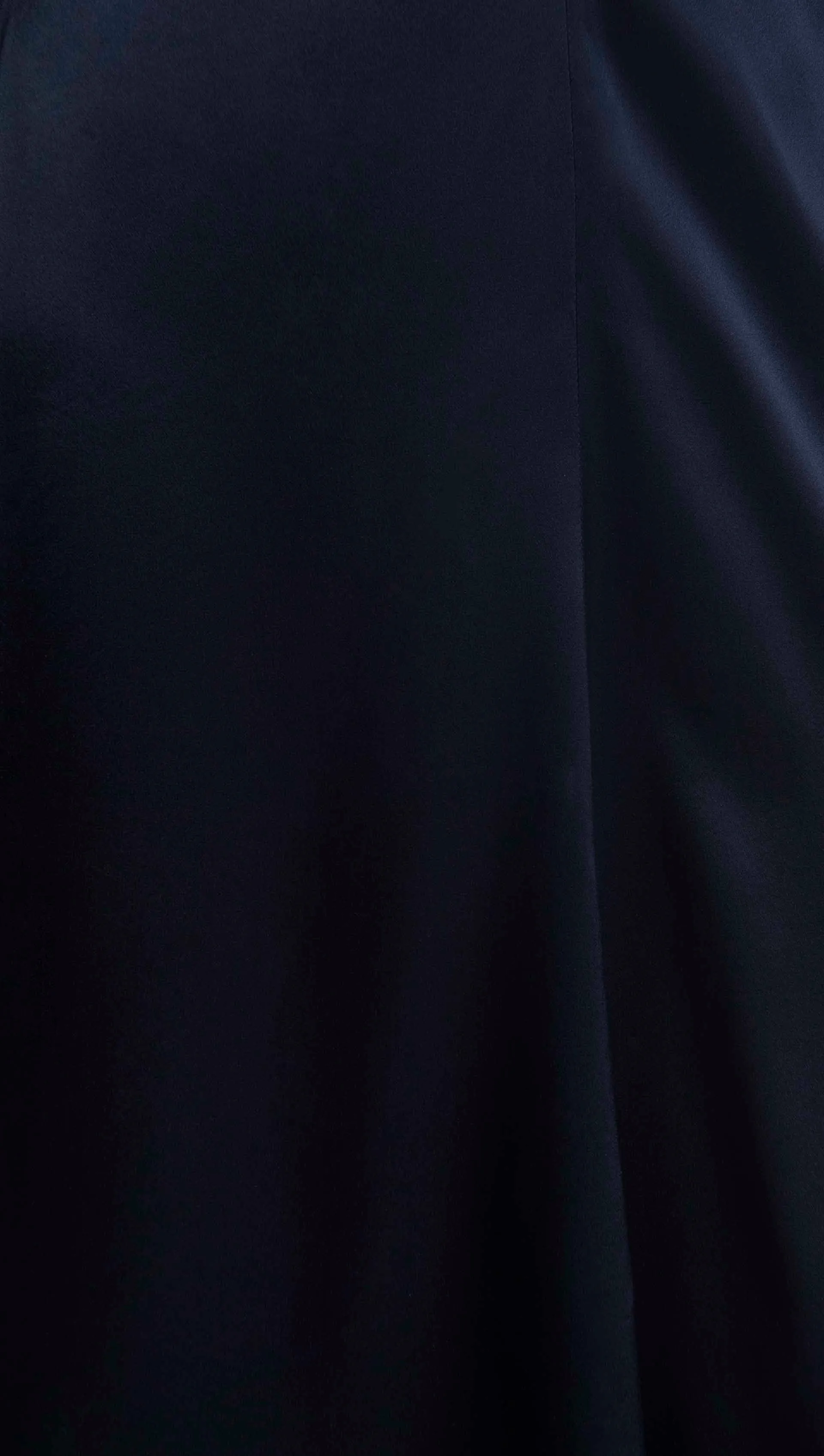 Longsleeve Draped Dress in Silk Charmeuse | Midnight sold by Argent product image thumbnail 5