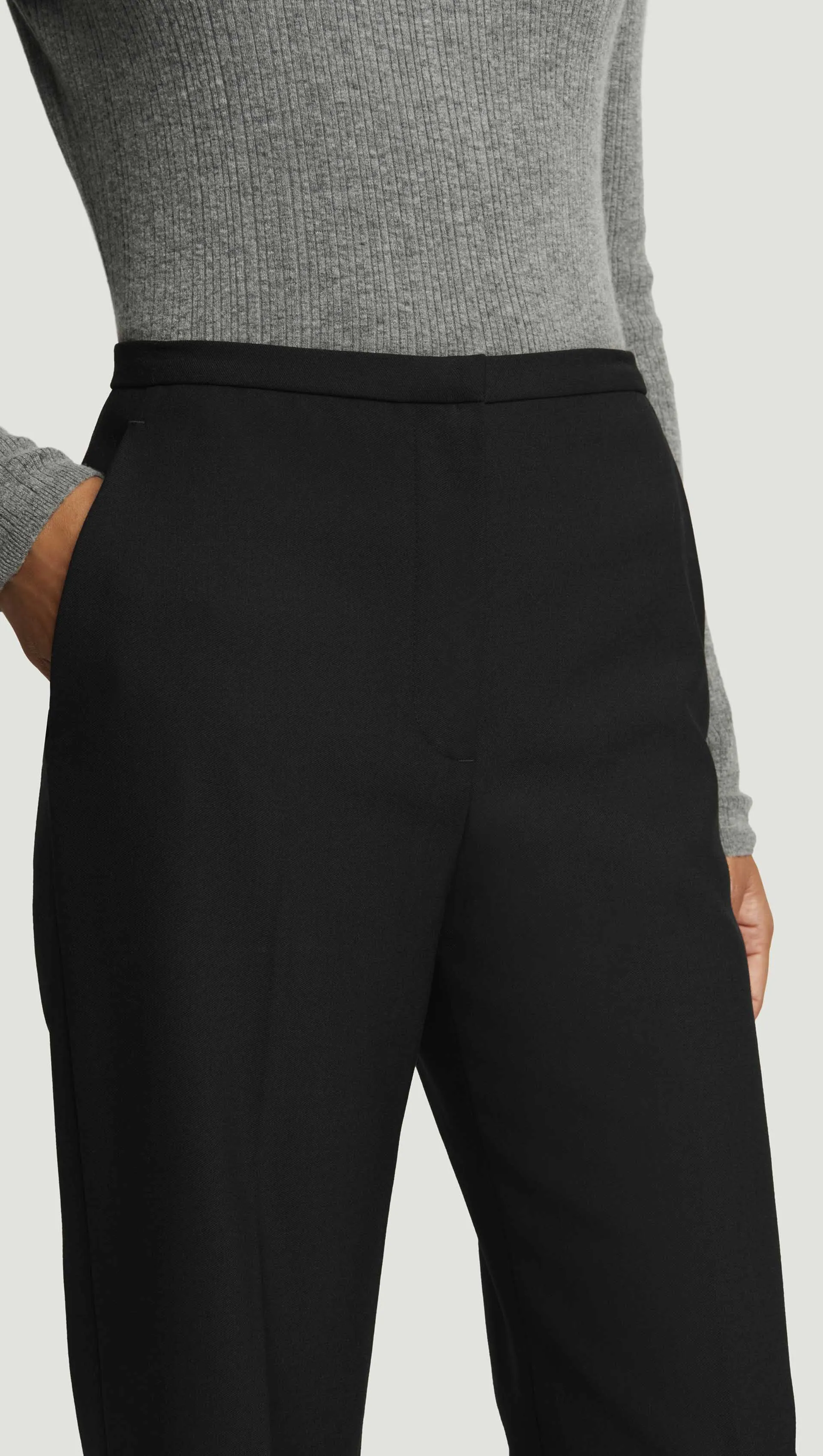Prince Trouser in Heavy Wool Twill | Black sold by Argent product image thumbnail 3