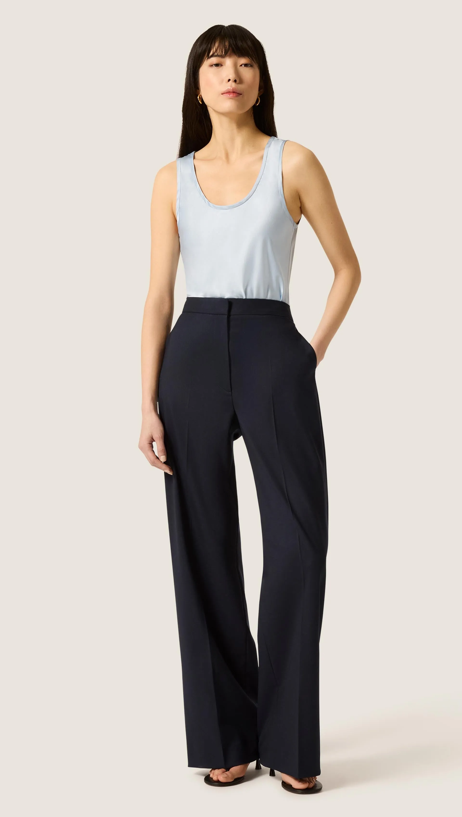 Tank in Silk Charmuesue | Maya Blue sold by Argent product image thumbnail 3