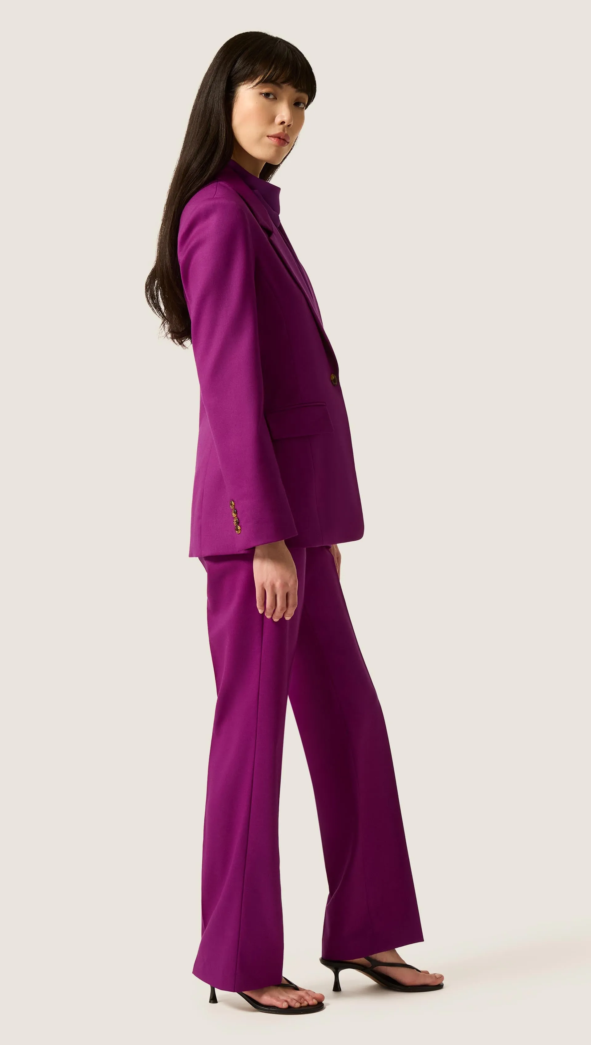 Astor Blazer in Seasonless Wool | Violet sold by Argent product image thumbnail 3