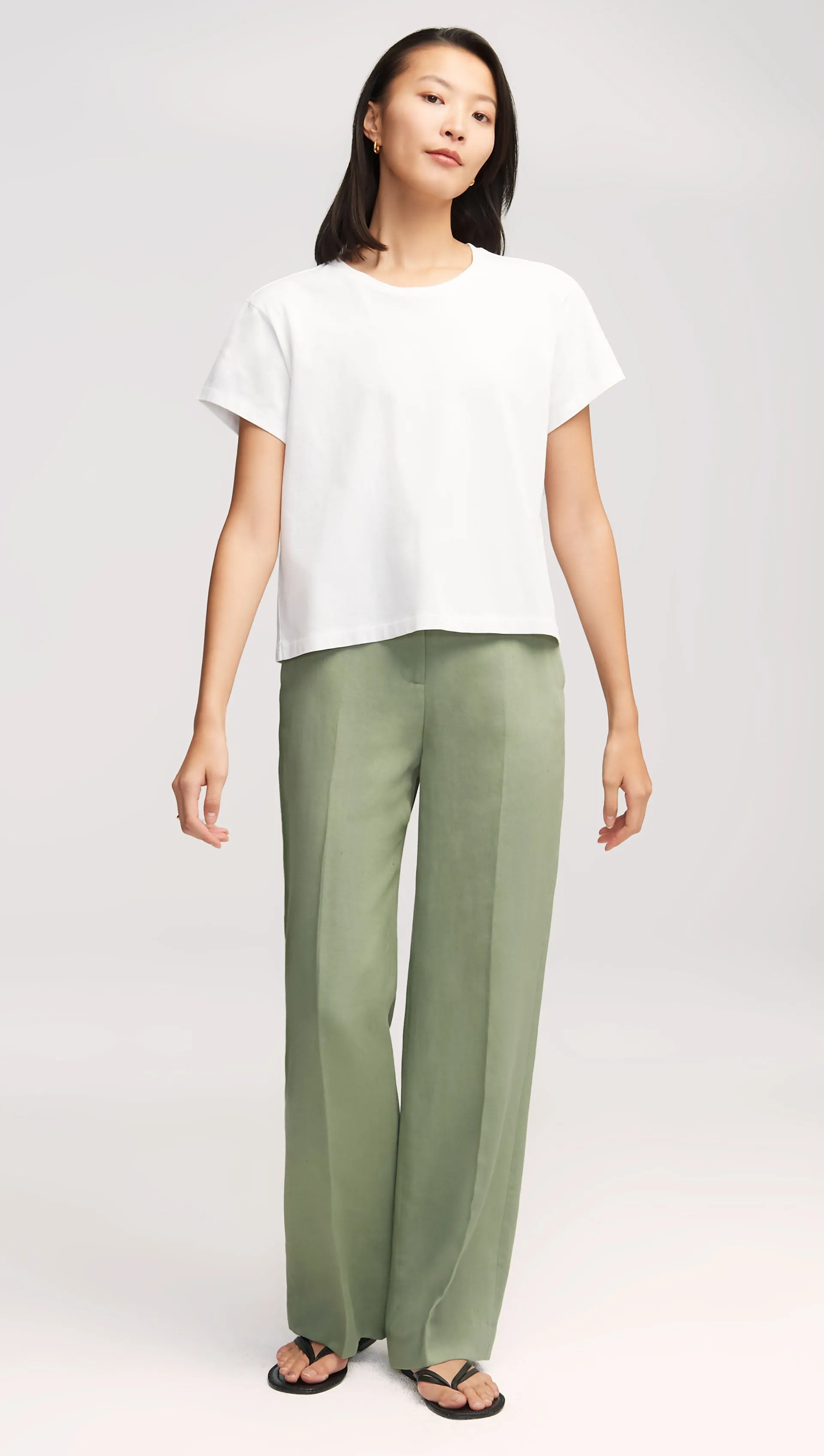 Shrunken Tee in Cotton Jersey | White sold by Argent product image thumbnail 3