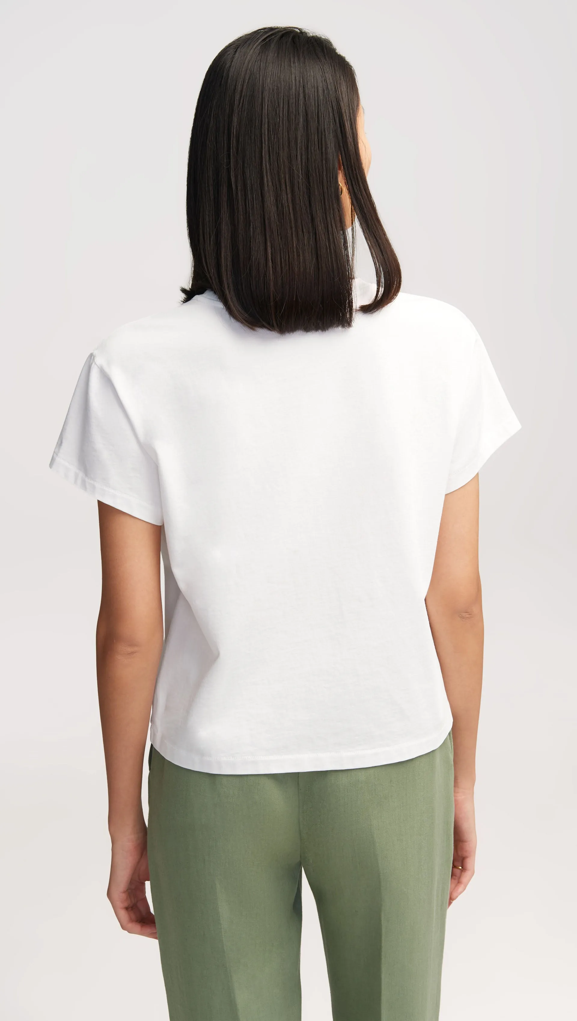Shrunken Tee in Cotton Jersey | White sold by Argent product image thumbnail 4