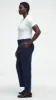 Tailored Trouser in Seasonless Wool | Navy sold by Argent