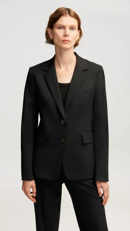 Copain Blazer in Seasonless Wool | Black sold by Argent
