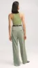 Pleated Trouser in Seasonless Wool | Sage sold by Argent