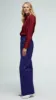 Wide Leg Trouser in Seasonless Wool  | Purple sold by Argent