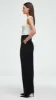 Pleated Trouser in Seasonless Wool | Black sold by Argent
